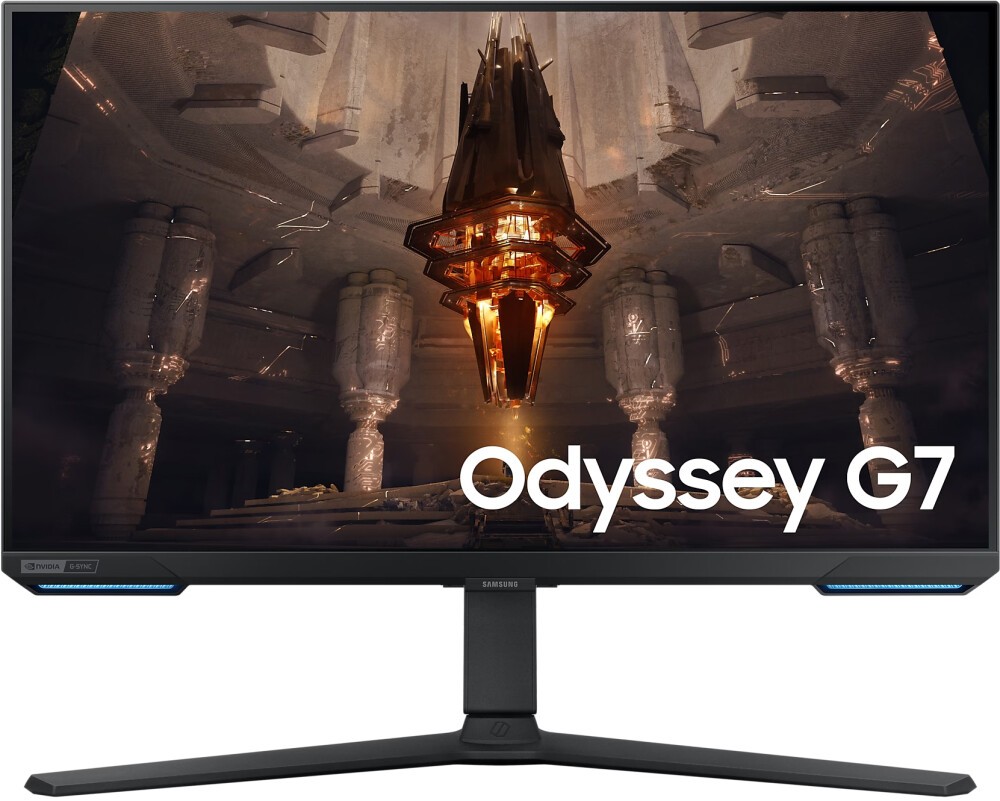 Монитор 27" Samsung Odyssey G7 S28BG700EI, 3840x2160, IPS, 144Hz, Speakers (2xHDMI, DP) (LS28BG700EIXCI)