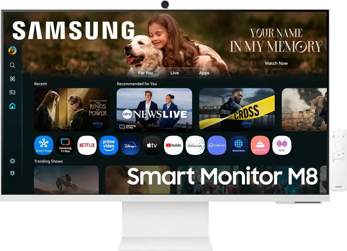 Монитор 32" Samsung M8 M80F S32FM803UIXCI, 3840x2160, VA, 60Hz, Speakers (2xHDMI)