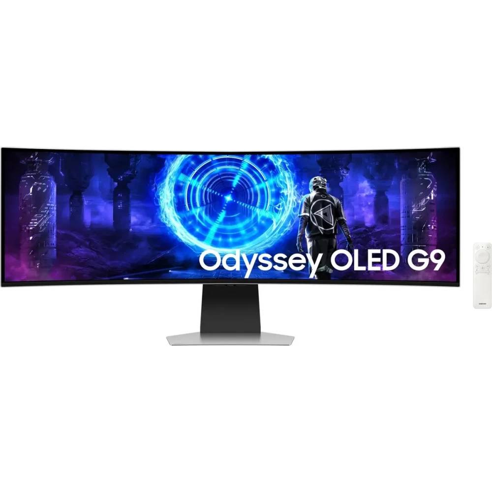 Монитор 49" Samsung Odyssey OLED G9 S49DG952SI, 5120x1440, OLED, 240Hz, Speakers (HDMI, DP, 2xUSB Type-C) (LS49DG952SIXCI)