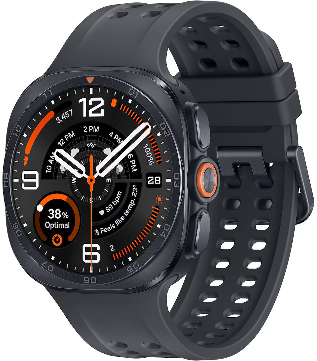 Умные часы Samsung Galaxy Watch Ultra 2, LTE, 47мм, Titanium Black (SM-L715FZKACAU)