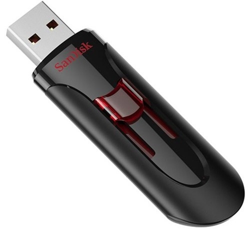 64Gb SanDisk Cruzer Glide SDCZ600-064G-G35, USB2.0, Black