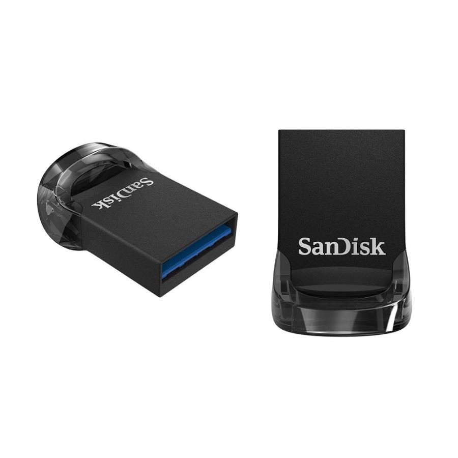 128Gb SanDisk Ultra Fit SDCZ430-128G-G46, USB3.2, Black