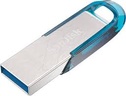 64Gb SanDisk Cruzer Ultra Flair SDCZ73-064G-G46B, USB3.0, синий