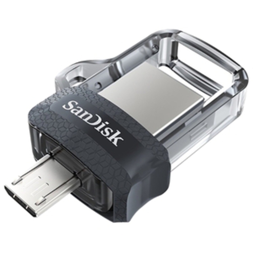32Gb SanDisk Ultra Dual M3.0 SDDD3-032G-G46, USB 3.0, серый