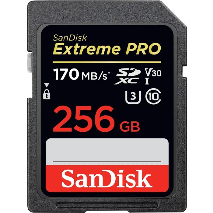 Карта памяти 512Gb SanDisk Extreme Pro SDSDXXY-256G-GN4IN, SDXC, Class 10, UHS-I