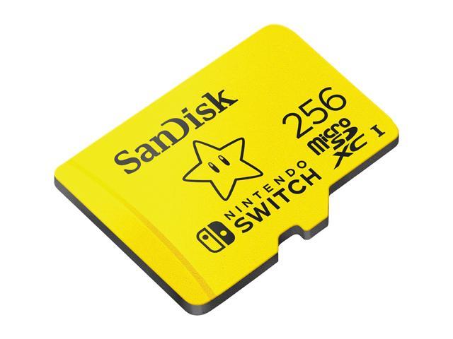 Карта памяти 256Gb SanDisk for Nintendo Switch SDSQXAO-256G-GN3ZN, SD Micro, SDXC Class 10, UHS-I