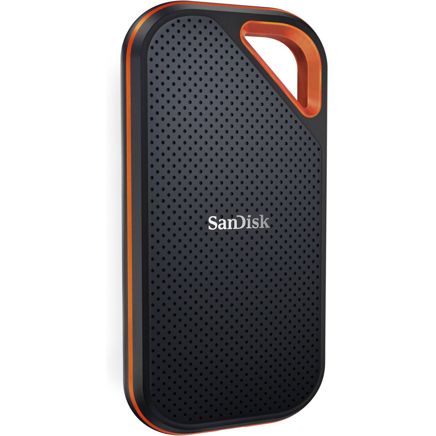 Внешний SSD 4Tb SanDisk Extreme Pro V2 SDSSDE81-4T00-G25, USB Type-C, черный/оранжевый