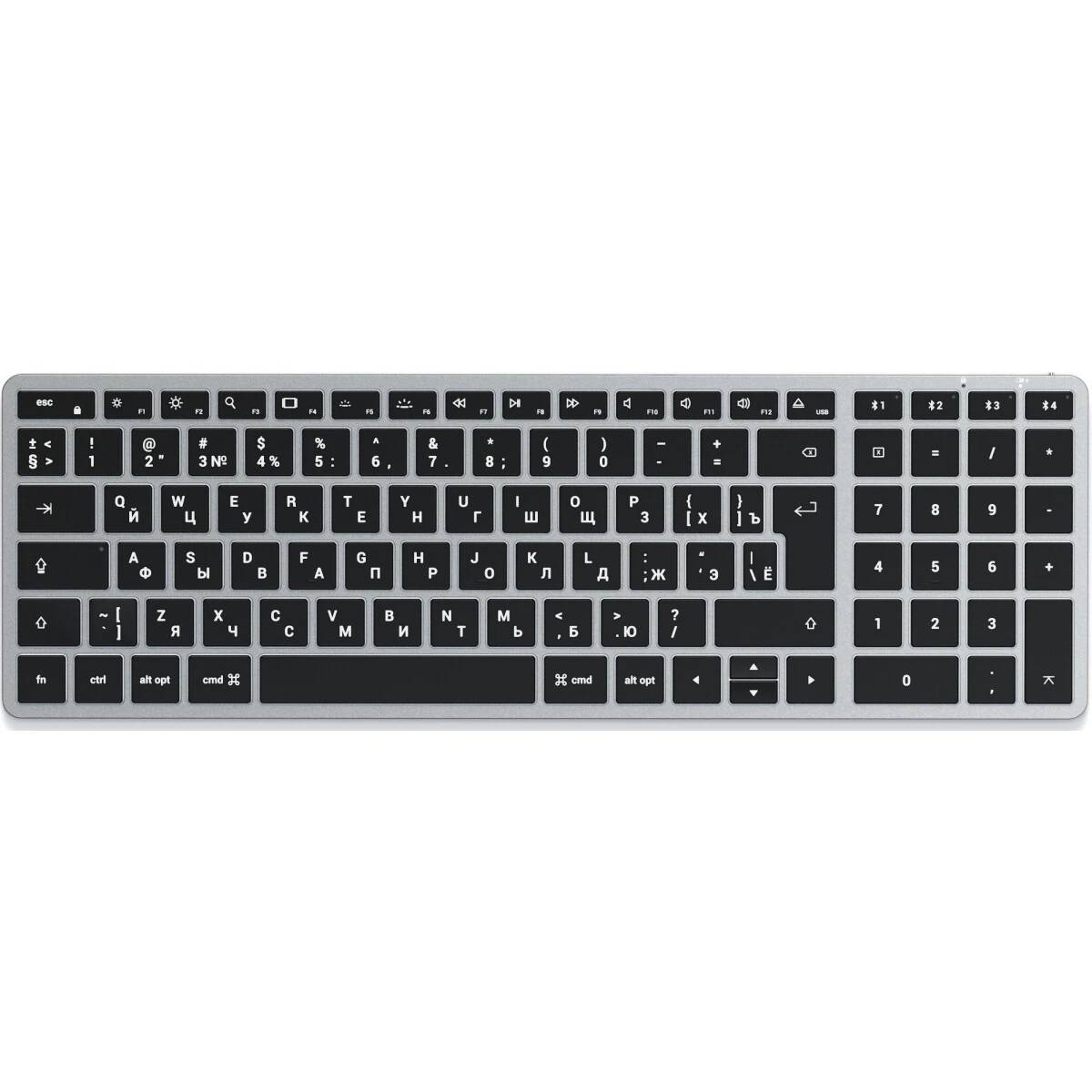 Клавиатура Satechi Slim X2 (ST-BTSX2M-RU), серый