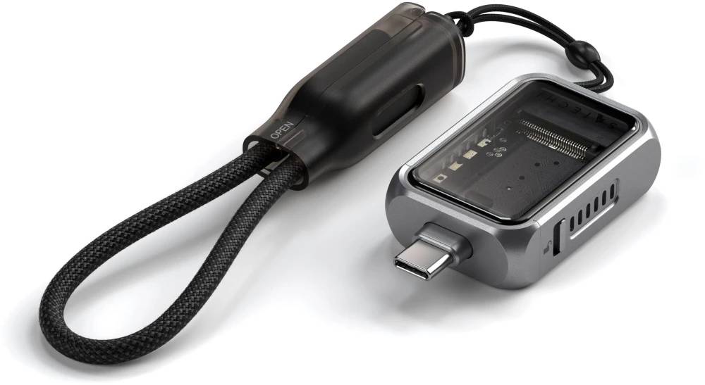 Внешний BOX Satechi Mini NVMe ST-E2230M, M.2 NVMe - USB Type-C, Grey