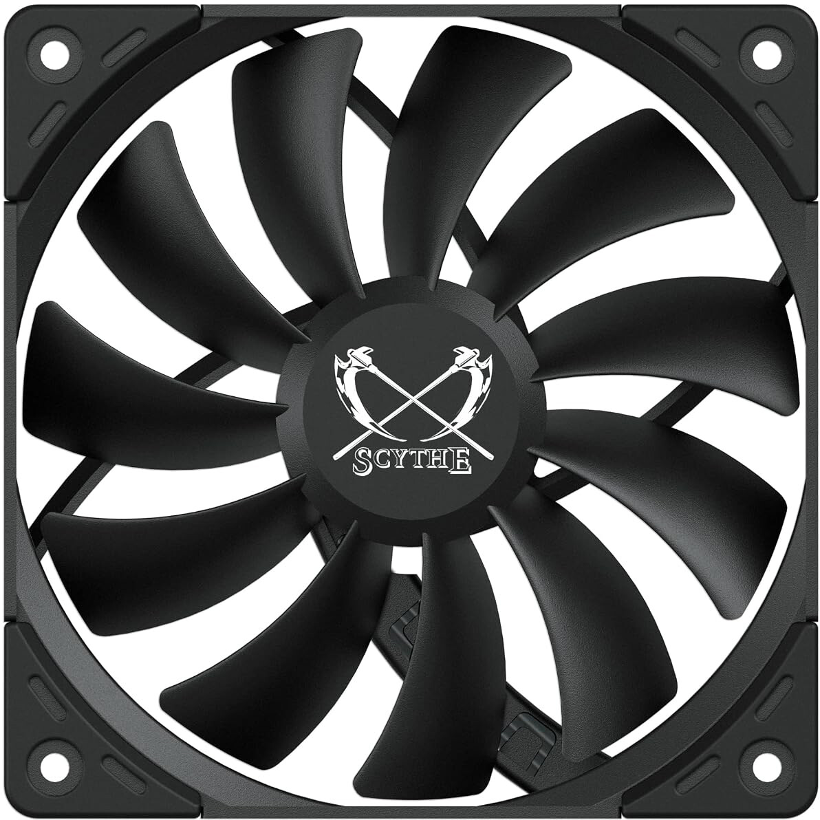 Вентилятор 12x12см Scythe KazeFlex II 120 PWM (KFS1225FD12-P) Black
