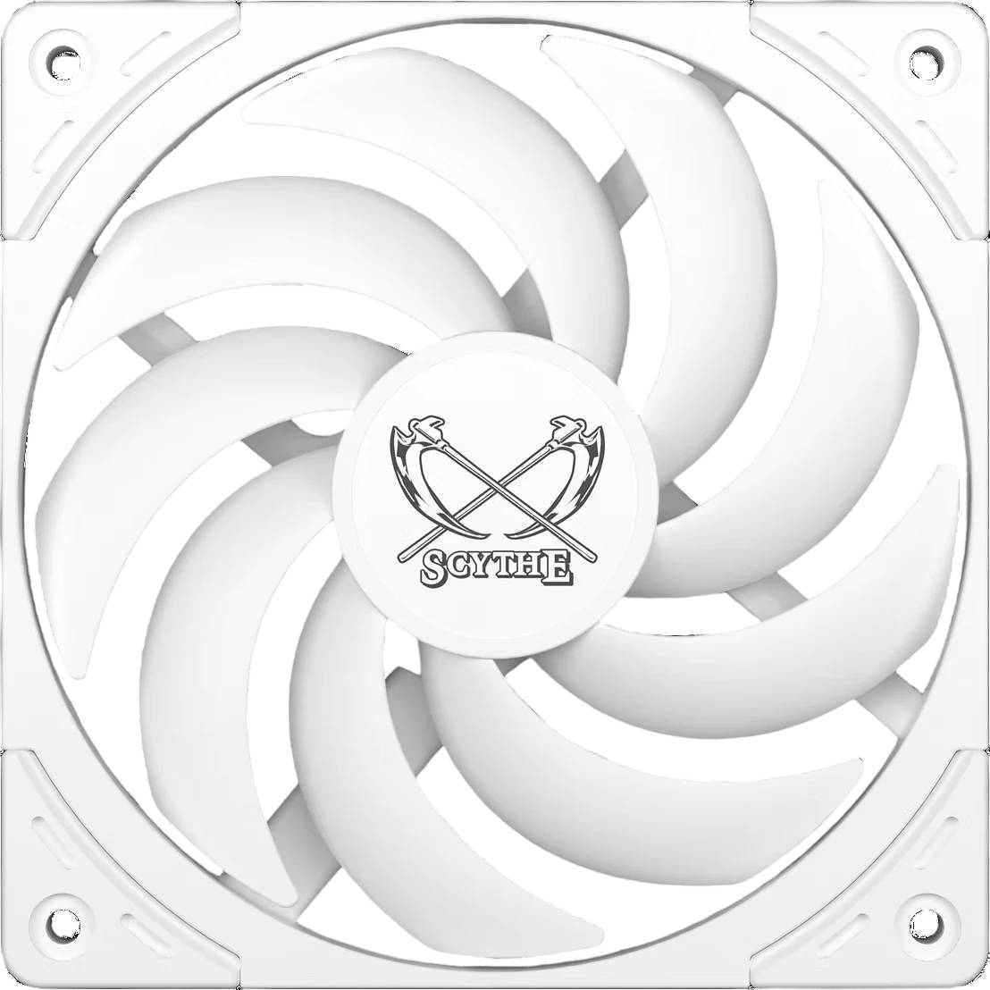 Вентилятор 12x12см Scythe Wonder Tornado 120 Slim PWM (WT1215FD20W-P) White