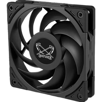 Вентилятор 12x12см Scythe Wonder Tornado 120 PWM (WT1225FD20-P) Black