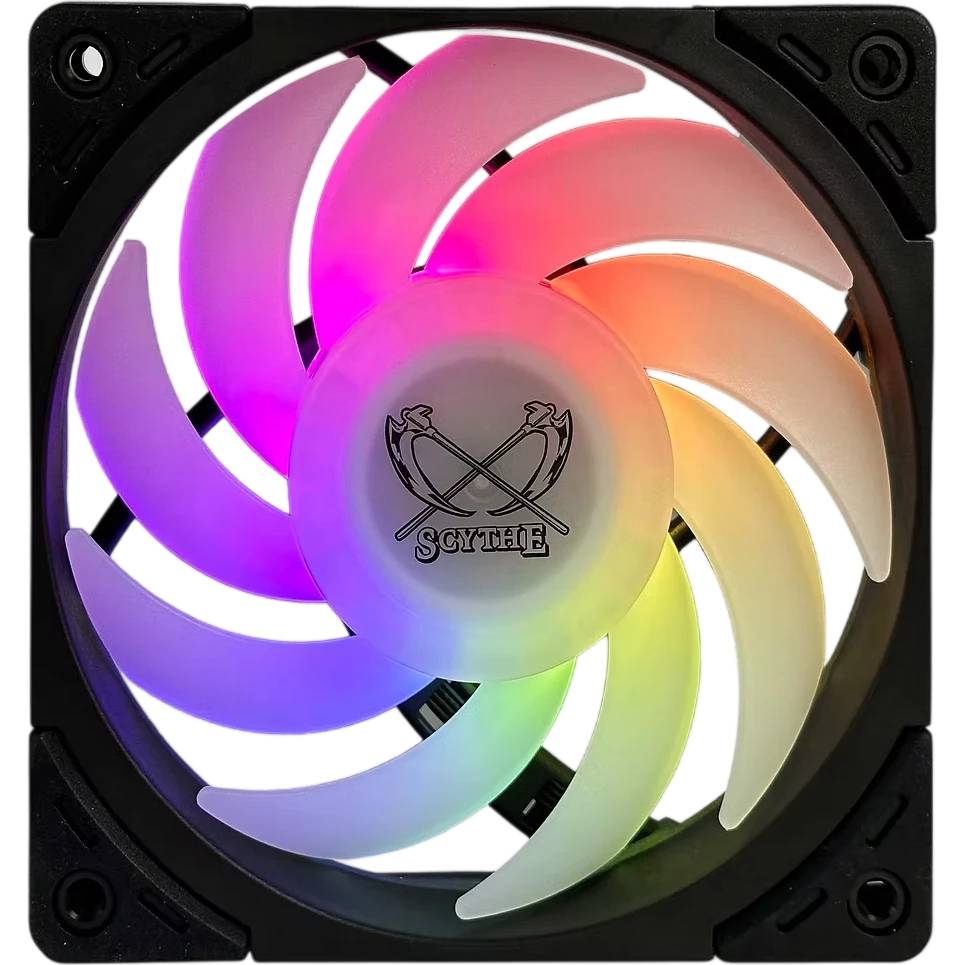 Вентилятор 12x12см Scythe Wonder Tornado 120 PWM (WT1225FD25AR-P) White