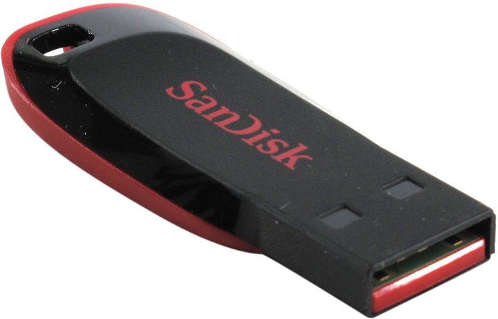 32Gb SanDisk Cruzer Blade SDCZ50-032G-B35, USB2.0, черный/красный