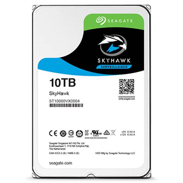 10Tb Seagate SkyHawk, ST10000VX0004, 7200rpm, SATA III, 256Mb