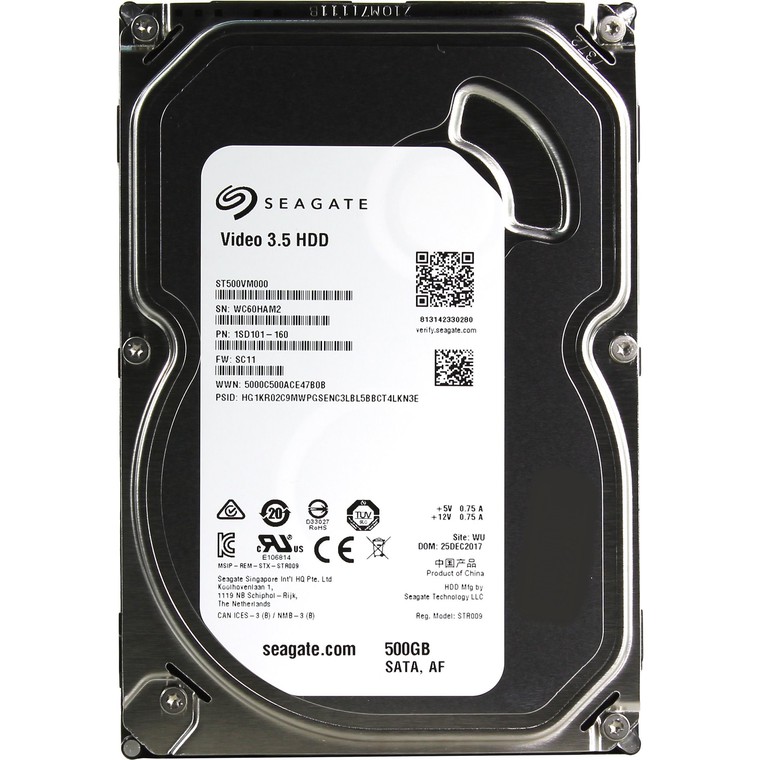 500Gb Seagate Video 3.5, ST500VM000, 5900rpm, SATA III, 64Mb