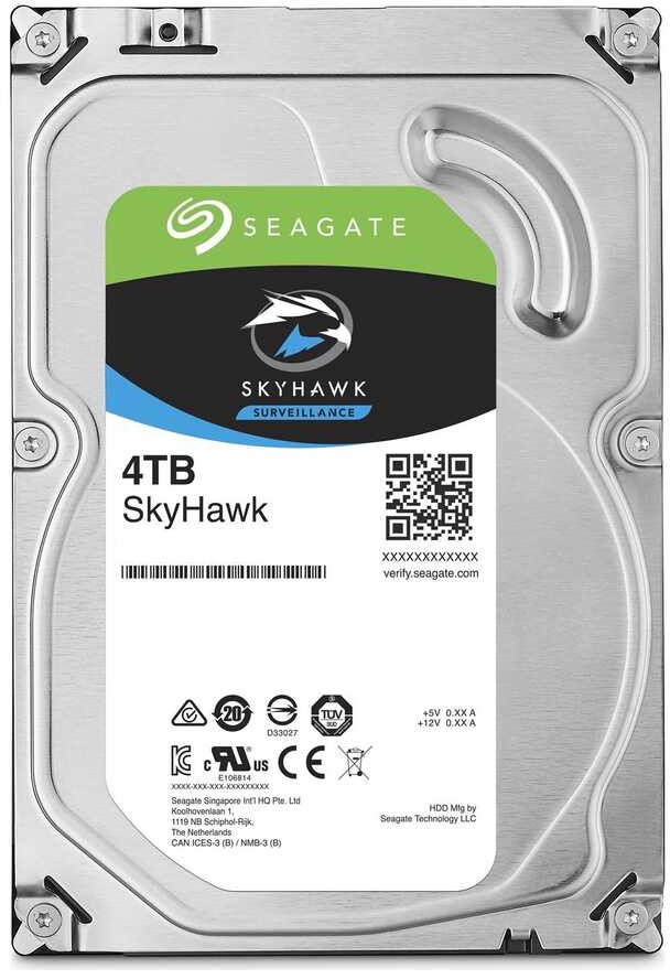 4Tb Seagate SkyHawk Surveillance ST4000VX013, 5900rpm, 3.5", SATA III, 256Mb