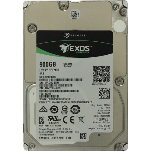 900Gb Seagate Exos 15E900 ST900MP0006, 15000rpm, SAS, 256Mb