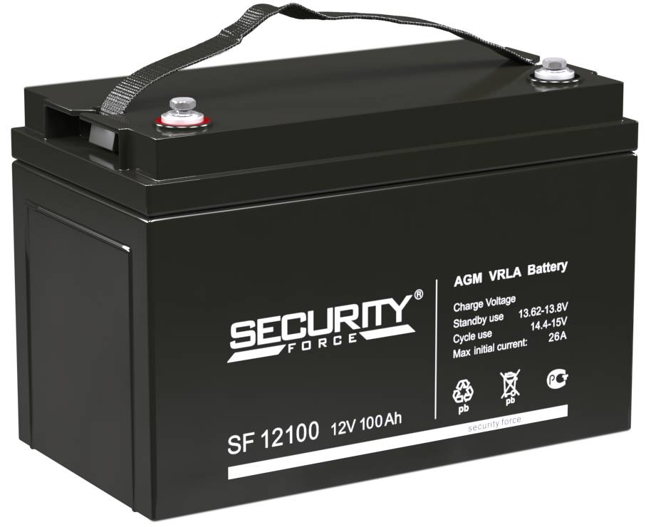 12V / 100Ah, аккумулятор для UPS, Security Force SF 12100