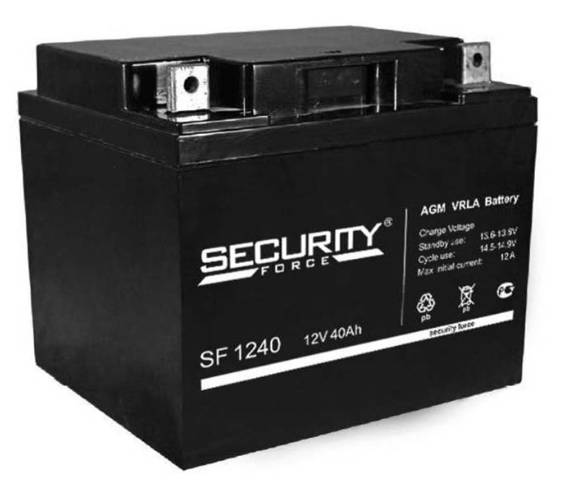 12V / 40Ah, аккумулятор для UPS, Security Force SF 1240