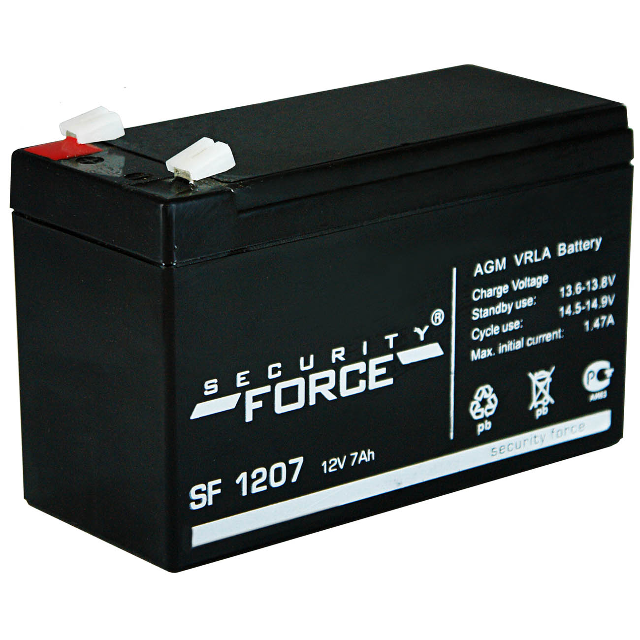 12V / 7Ah, аккумулятор для UPS, Security Force SF 1207