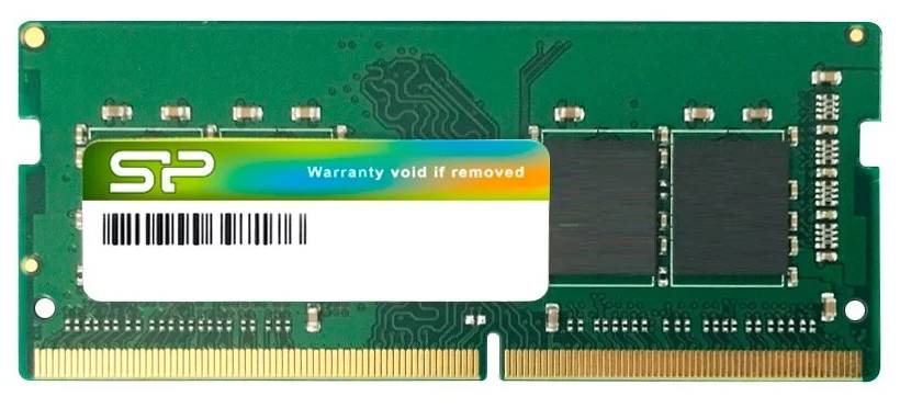 Оперативная память для ноутбука 4Gb Silicon Power SP004GBSFU266N02, SODIMM DDR IV, PC-21300, 2666MHz