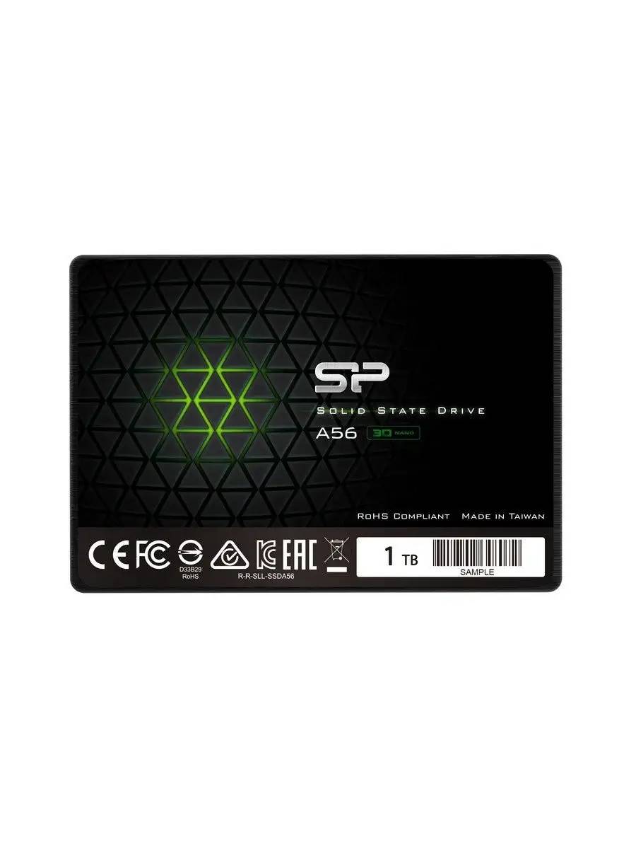 1Tb SSD Silicon Power Ace A56 SP001TBSS3A56A25, 2.5", (500/490), SATA III