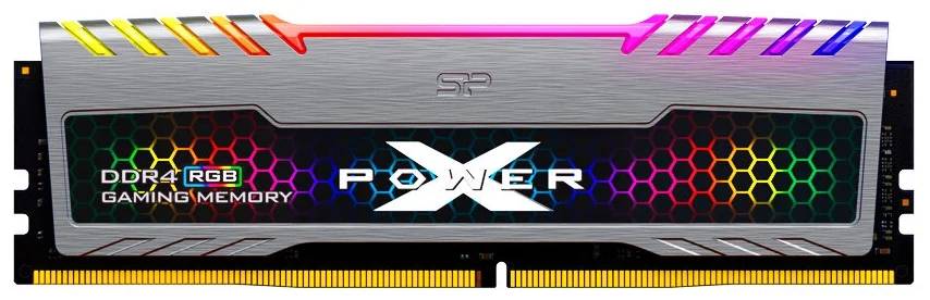 Оперативная память 8Gb Silicon Power XPower Turbine RGB SP008GXLZU360BSB, DDR IV, PC-28800, 3600MHz