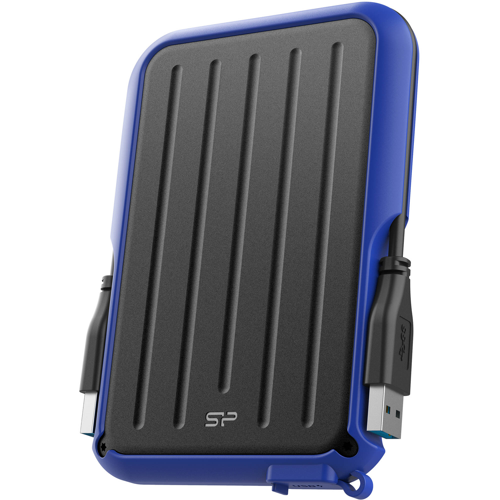 Внешний HDD 1Tb Silicon Power Armor A66 SP010TBPHD66SS3B, USB3.2, Blue/Black