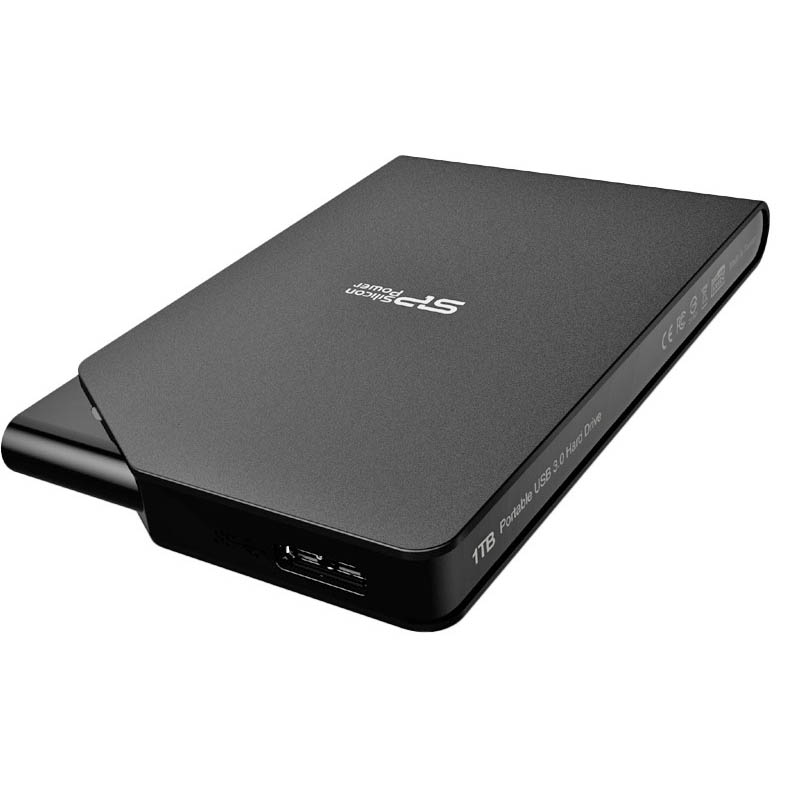 Внешний HDD 1Tb Silicon Power Stream S03 SP010TBPHDS03S3K, USB3.0, черный