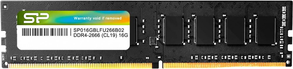 Оперативная память 16Gb Silicon Power SP016GBLFU266B02, DDR IV, PC-21300, 2666MHz