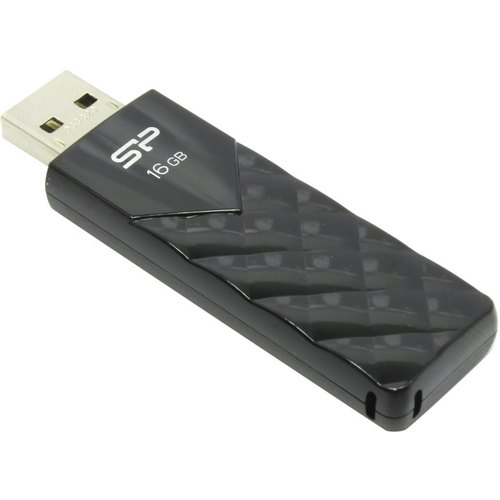 16Gb Silicon Power Ultima U03 SP016GBUF2U03V1K, USB2.0, Black