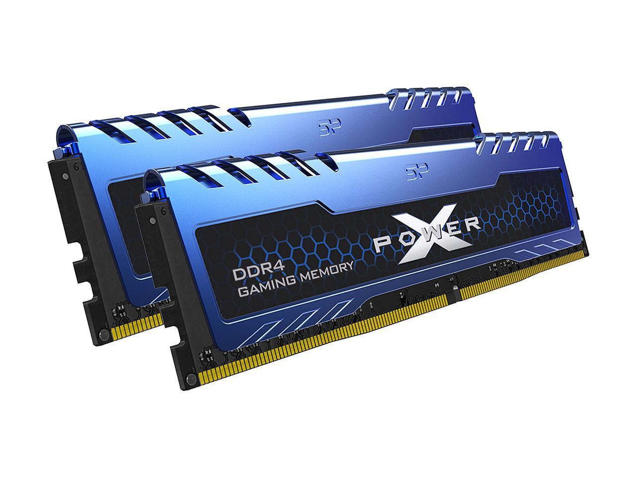 Оперативная память 16Gb Silicon Power XPower Turbine SP016GXLZU360BDA, DDR IV, PC-28800, 3600MHz, kit 2x8Gb