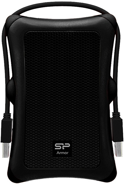 Внешний HDD 2Tb Silicon Power Armor A30 SP020TBPHDA30S3A, USB3.0, Black