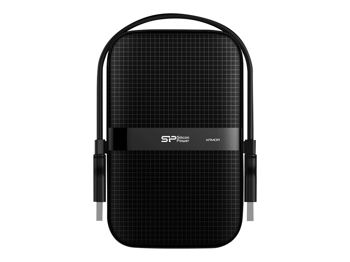 Внешний HDD 2Tb Silicon Power Armor A60 SP020TBPHDA60S3A, USB3.2, Black