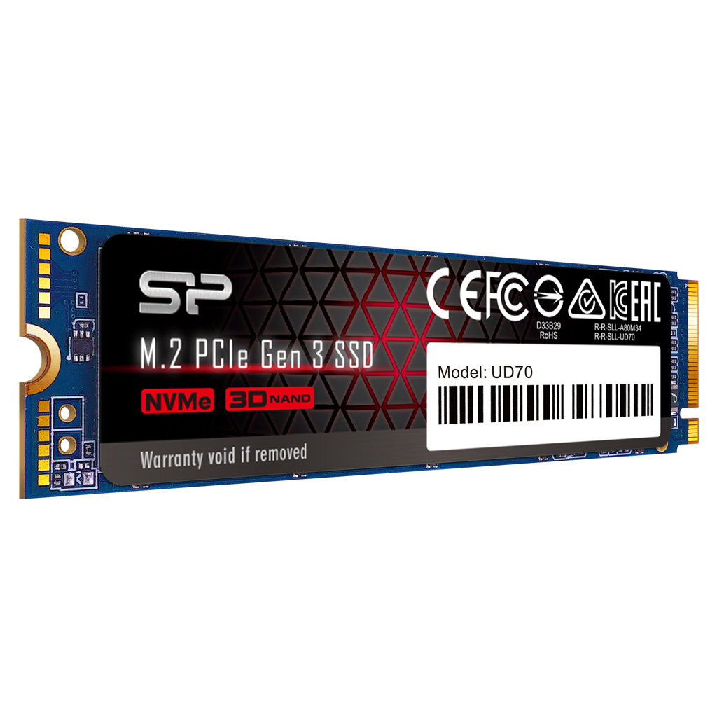 2Tb SSD Silicon Power UD70 SP02KGBP34UD7005, (3400/3000), NVMe M.2