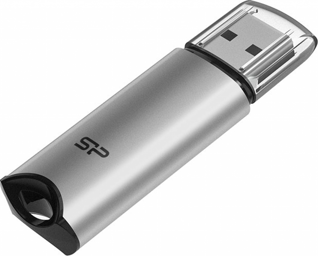 32Gb Silicon Power Marvel M02 SP032GBUF3M02V1S, USB3.2, Silver