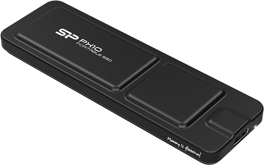 Внешний SSD 4Tb Silicon Power PX10 SP040TBPSDPX10CK, USB3.2 Type-C, Black