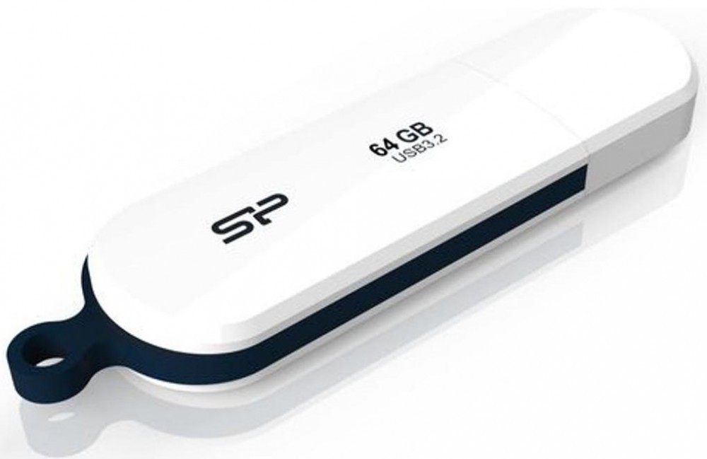 64Gb Silicon Power Blaze B32 SP064GBUF3B32V1W, USB3.2, White