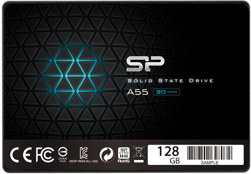 128Gb SSD Silicon Power Ace A55 SP128GBSS3A55S25, 2.5", (550/420), SATA III