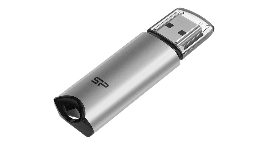 128Gb Silicon Power Marvel M02 SP128GBUF3M02V1S, USB3.2, серебристый