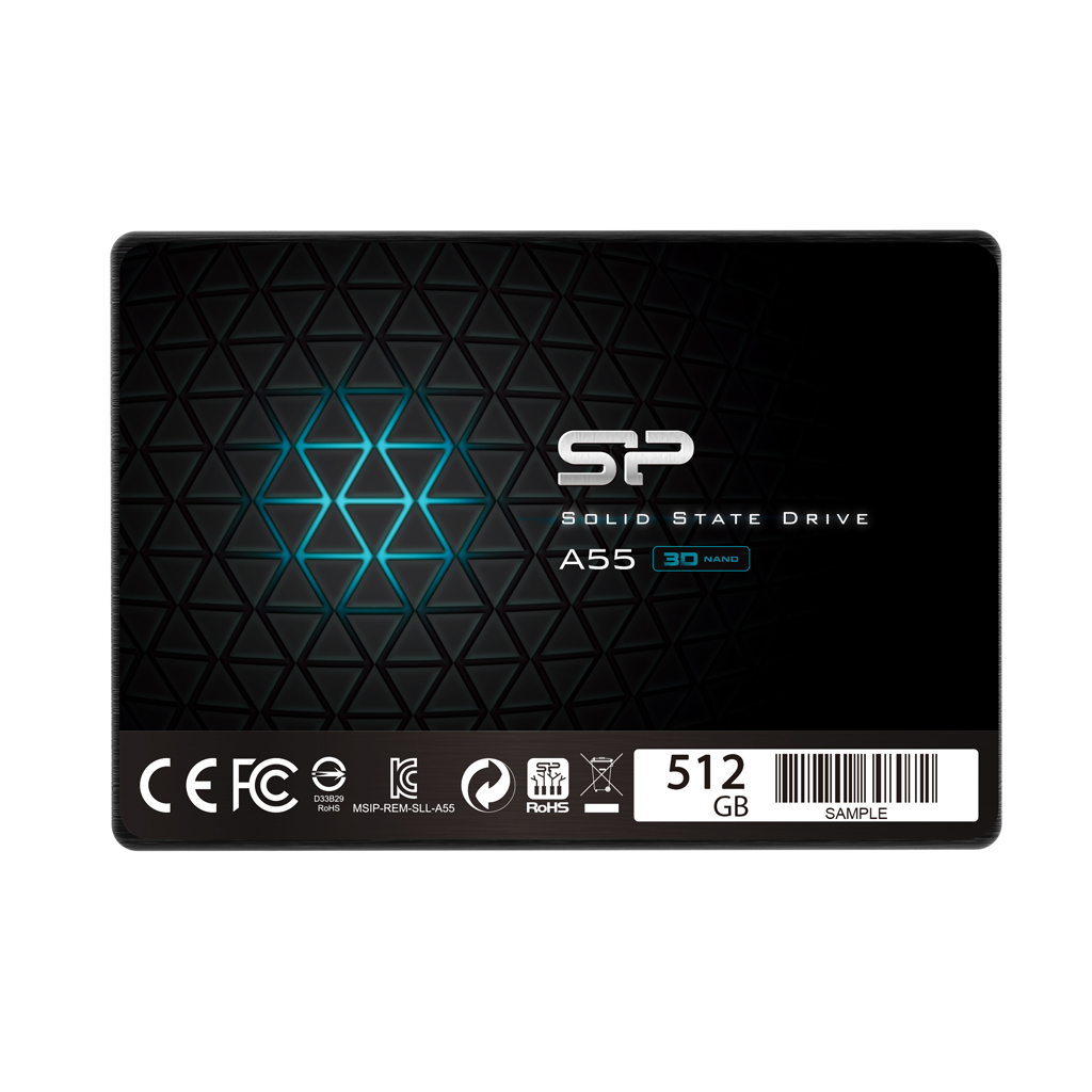 512Gb SSD Silicon Power Ace A55 SP512GBSS3A55S25, 2.5", (500/450), SATA III