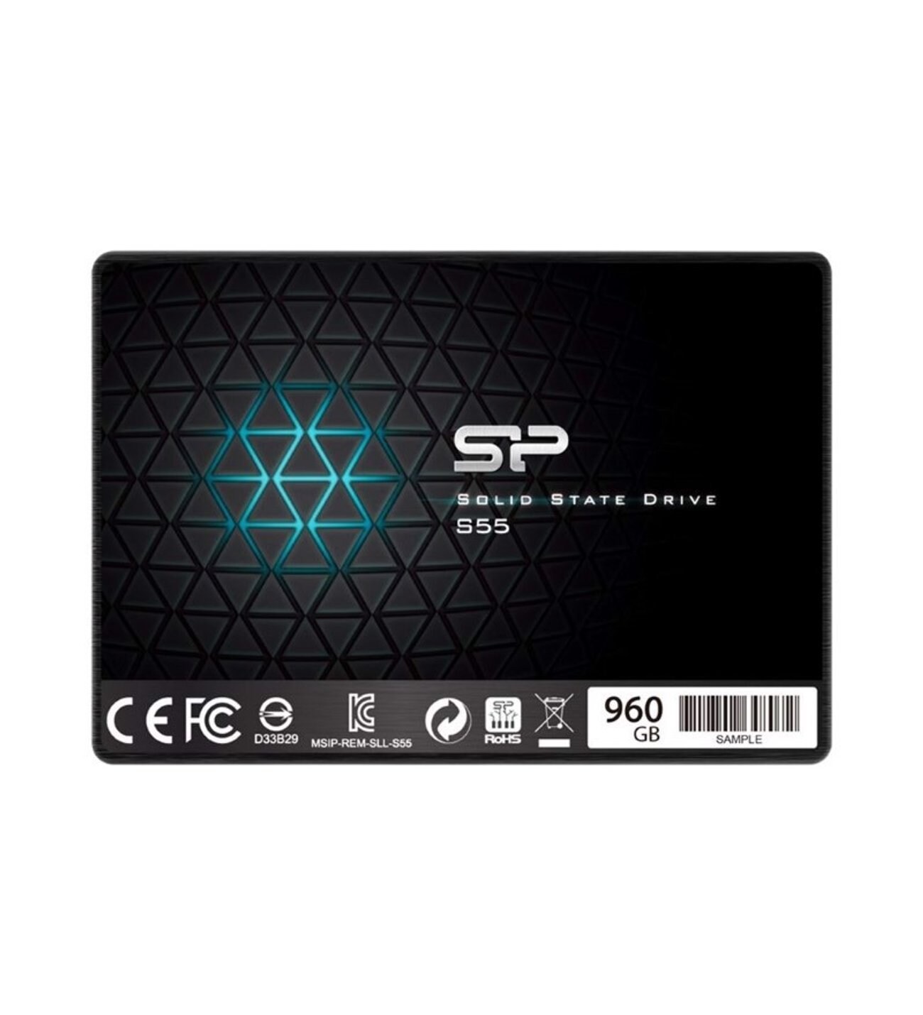 960Gb SSD Silicon Power Slim S55 SP960GBSS3S55S25, 2.5", MLC, (549/480), SATA III