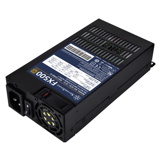 Блок питания 500Вт, SilverStone SST-FX500-G G540FX500G00220, 80 Plus Gold, APFC, Flex-ATX