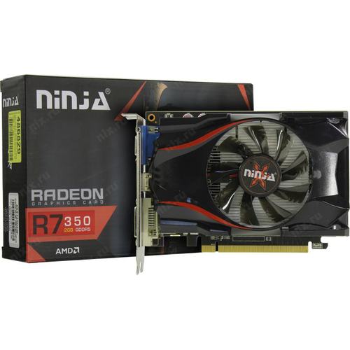 Видеокарта Radeon R7 350, 2Gb GDDR5 128bit, Sinotex AKR735025F, RTL