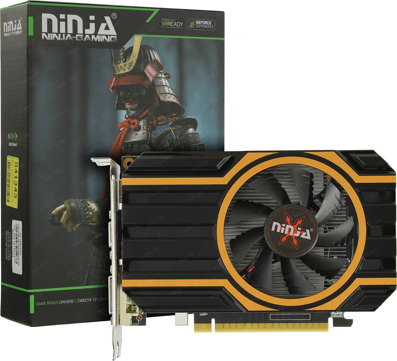 Видеокарта GeForce GT 740, 4Gb GDDR5 128bit, Sinotex NK74NP045F, RTL
