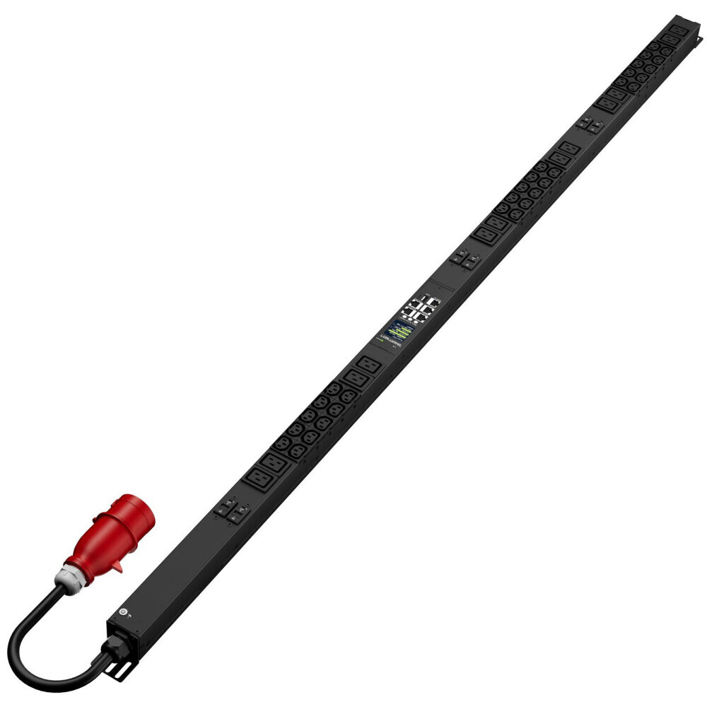 Блок распределения питания SMARTWATT 0U-MI-3P32A-SMB-6CB-30C13-12C19-S-3M-IEC309 (PMI33S6CВO3012S)