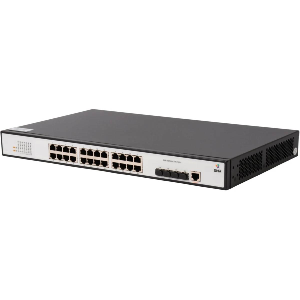 Коммутатор SNR SNR-S2985G-24T-POE-E, 24xLAN 1Gbps, 4xSFP, PoE