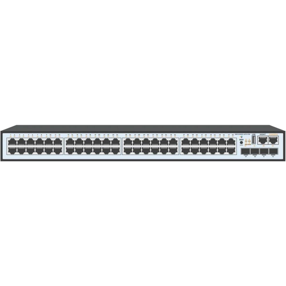 Коммутатор SNR SNR-S2989G-48TX-POE, 48xLAN 1Gbps, 4xSFP, PoE