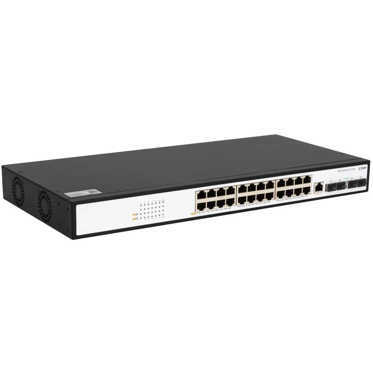 Коммутатор SNR SNR-S5110G-24TX-POE, 24xLAN 1Gbps, 4xSFP+, PoE
